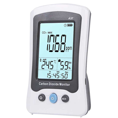 Medidor de CO2, temperatura y humedad MTCO2A37